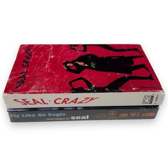 Seal Fly Like An Eagle SEALED / Crazy Single Cassette Lot Of 2 - Picture 5 of 7